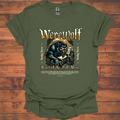 Werewolf Beast of the Full Moon Graphic T-shirt product