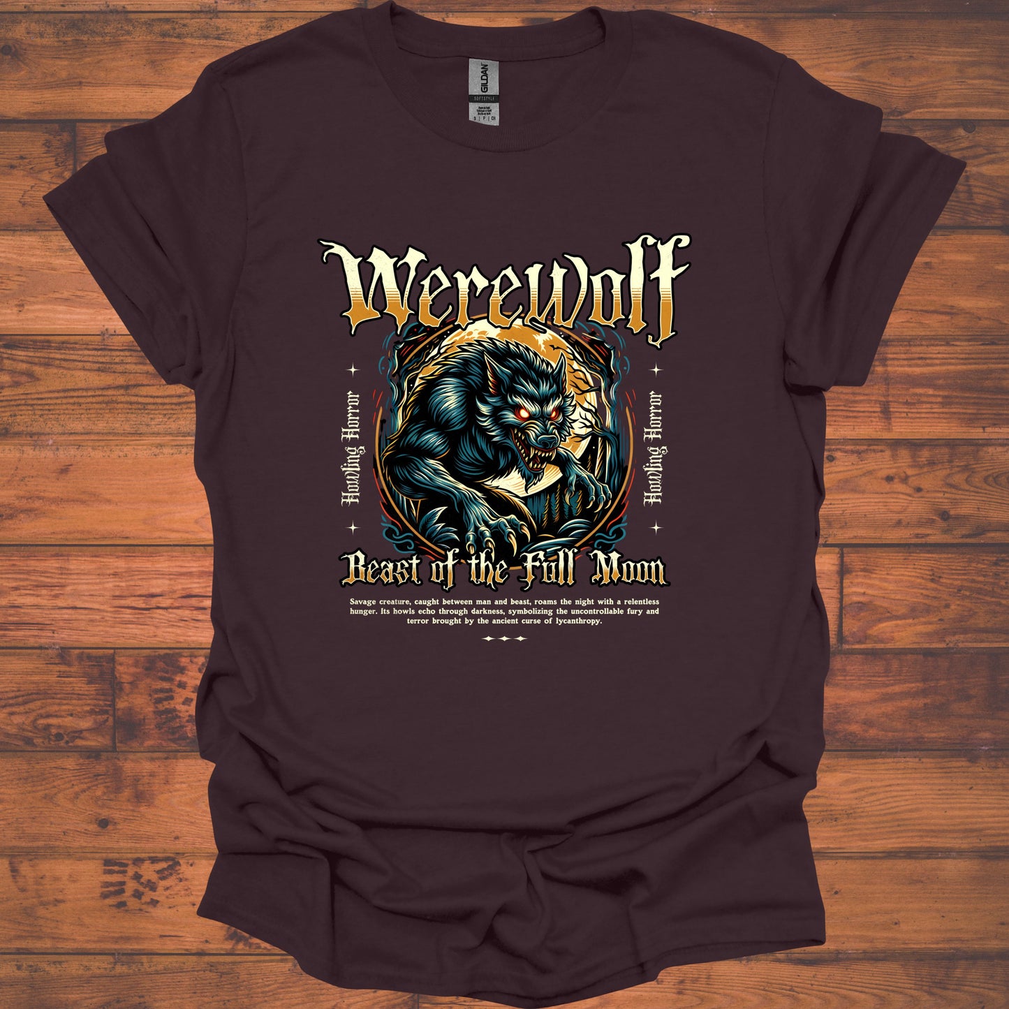 Werewolf Beast of the Full Moon Graphic Tee product