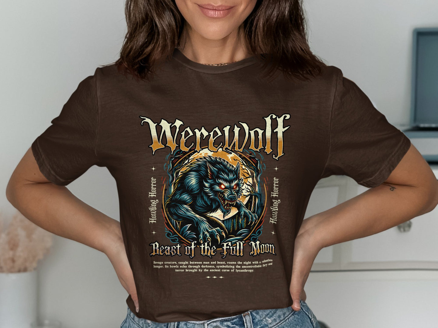 Werewolf Beast of the Full Moon Graphic T-Shirt product