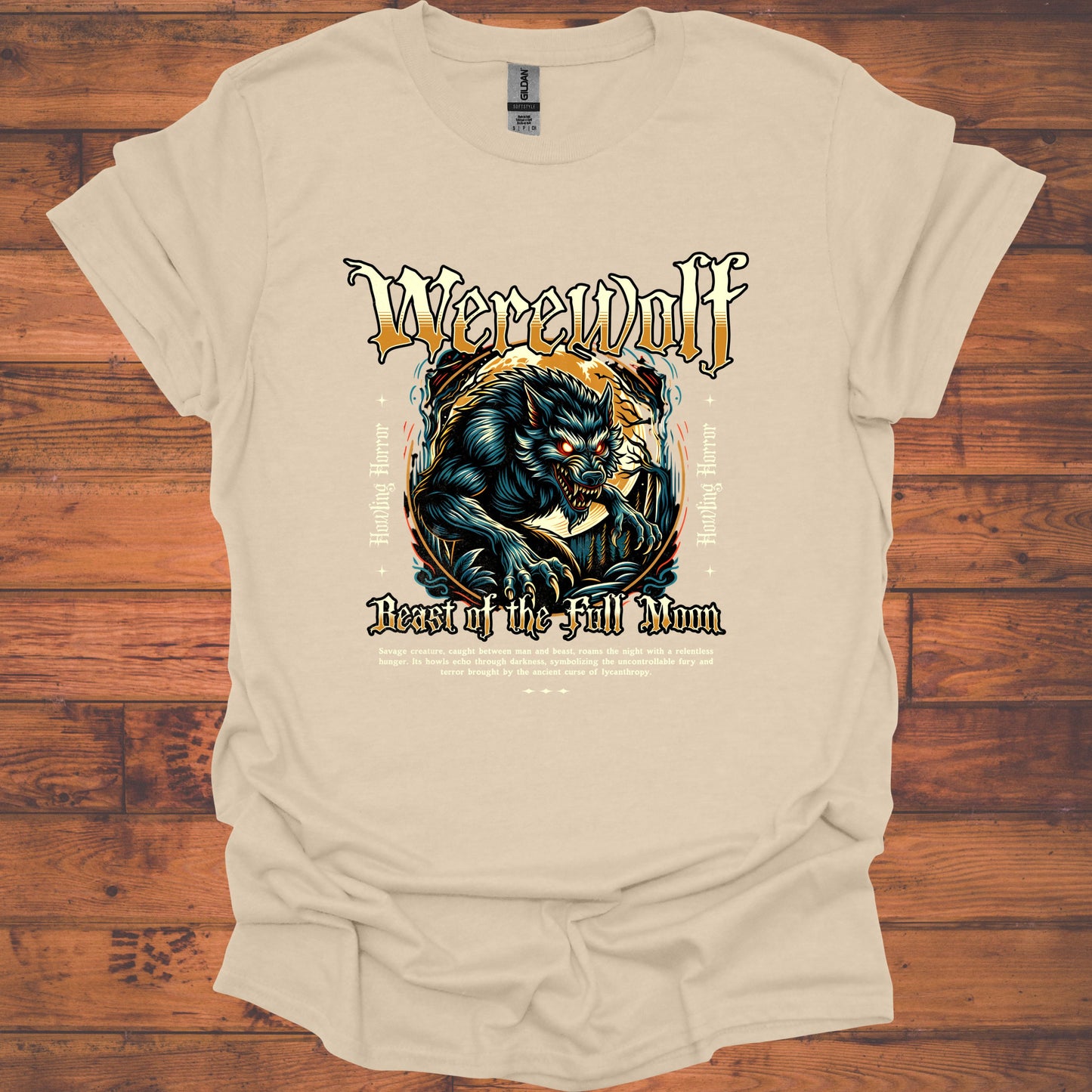 Werewolf Beast of the Full Moon Graphic Tee product