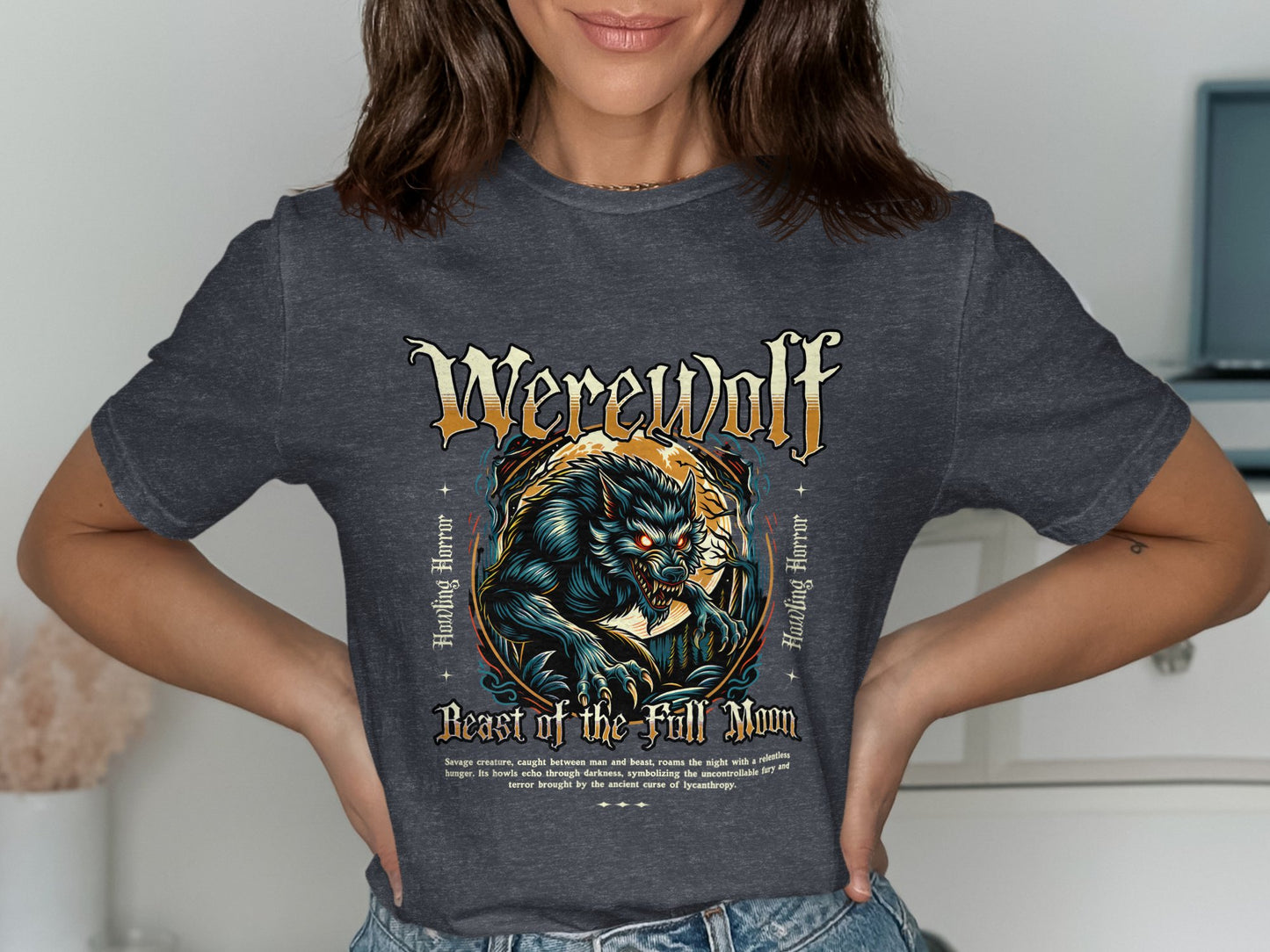 Werewolf Beast of the Full Moon graphic t-shirt product