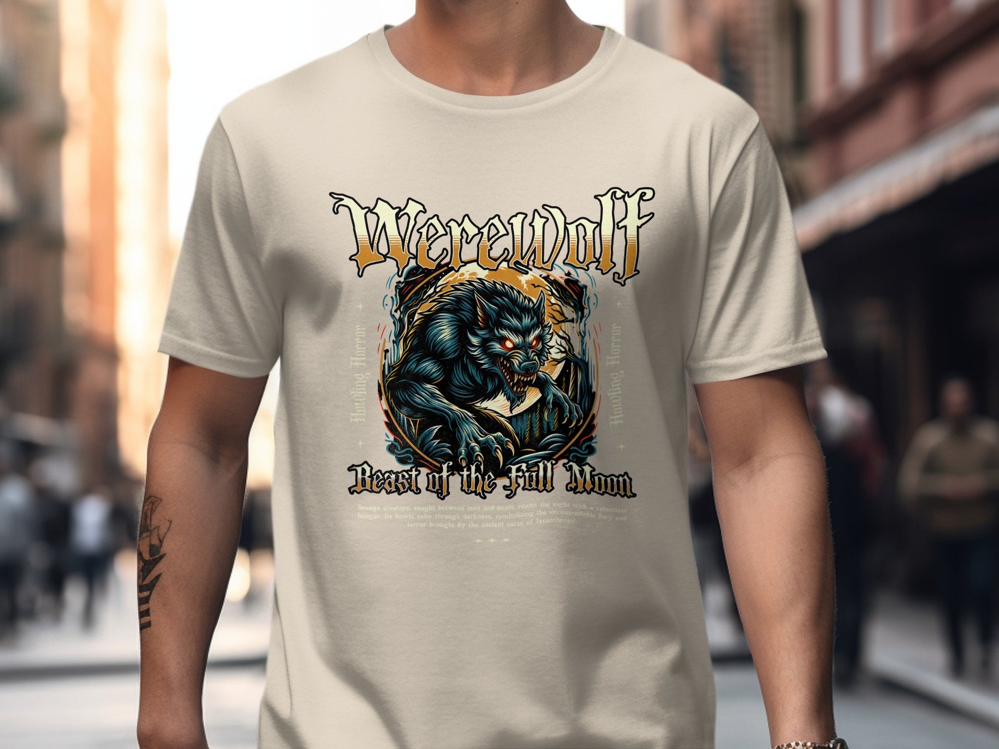 Werewolf Beast of the Full Moon Graphic T-shirt product