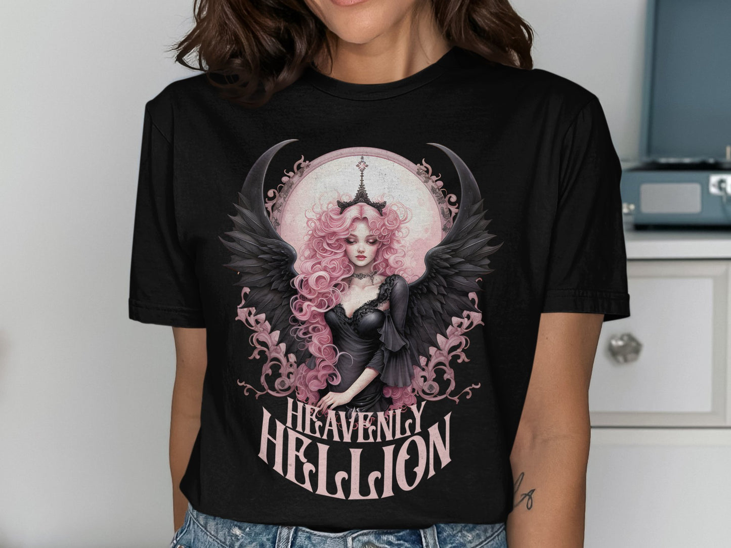Heavenly Hellion Graphic Women's T-Shirt product type